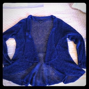EILEEN FISHER cobalt CARDIGAN